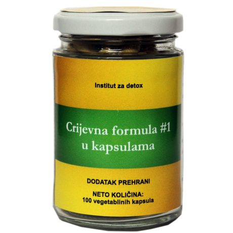 Crijeva #1 u kapsulama 100 kom-biljna formula za poboljšanje rada crijeva