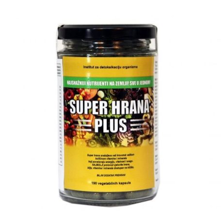 Superhrana Plus (200 kapsula ) - biljna formula koja povećava energiju, vitalnost i snagu!