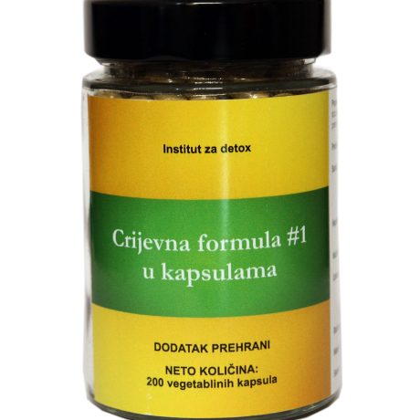 Crijeva #1 u kapsulama 200 kom-biljna formula za poboljšanje rada crijeva